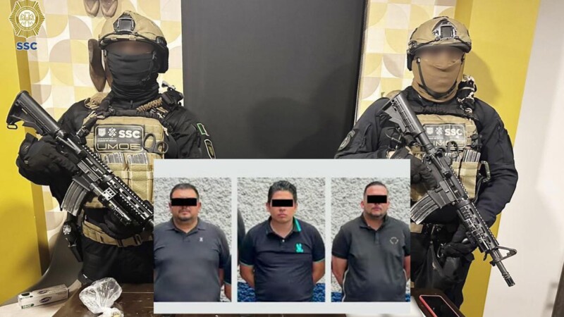 Atrapan a banda de narcos colombianos en CDMX