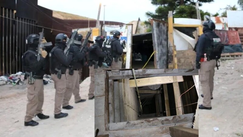Autoridades ubican narcotúnel y drogas en Tijuana