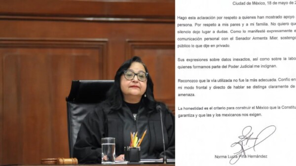 Acepta Piña autoría de mensajes; sí me intimidó: Alejandro Armenta