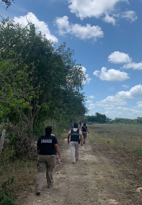 Realizan operativo de búsqueda de personas desaparecidas en Bacalar; abarcó cuerpos de agua, ranchos, brechas y caminos en Limones.