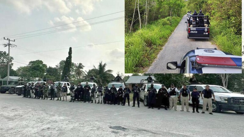 Realizan autoridades de QROO patrullaje en zona limítrofe con Campeche