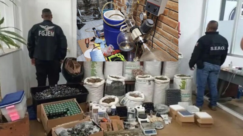 Descubren fabrica clandestina de "pelón pelo rico" con mariguana