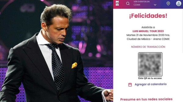 Presume su boleto para ver a Luis Miguel y revendedores lo toman