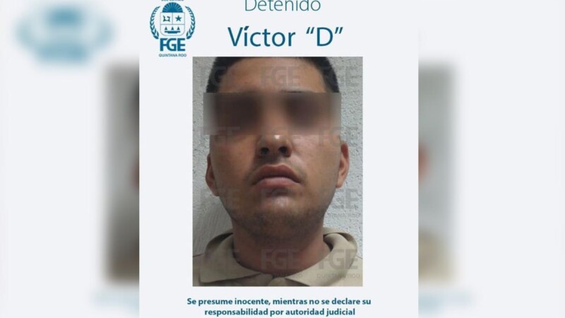 Detienen a presunto sicario por doble homicidio en Playa del Carmen