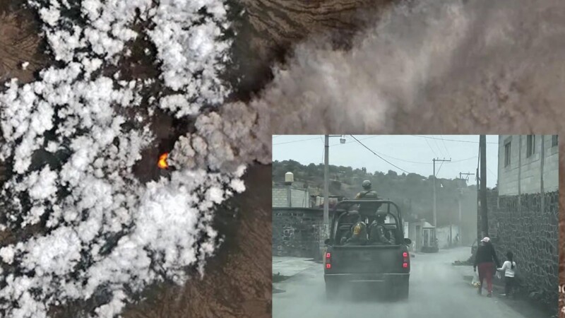 Intensifican supervisión a rutas de evacuación por el Popocatépetl