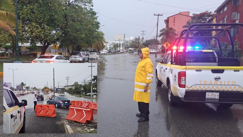 Fortalece Tránsito de Cancún seguridad vial ante las lluvias