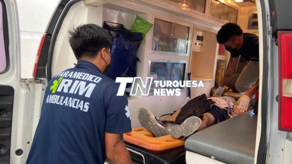 Balean a sujeto en Villas Otoch Paraíso de Cancún (VIDEO)