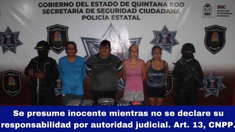 Detienen a una narcocélula en Los Héroes en Cancún