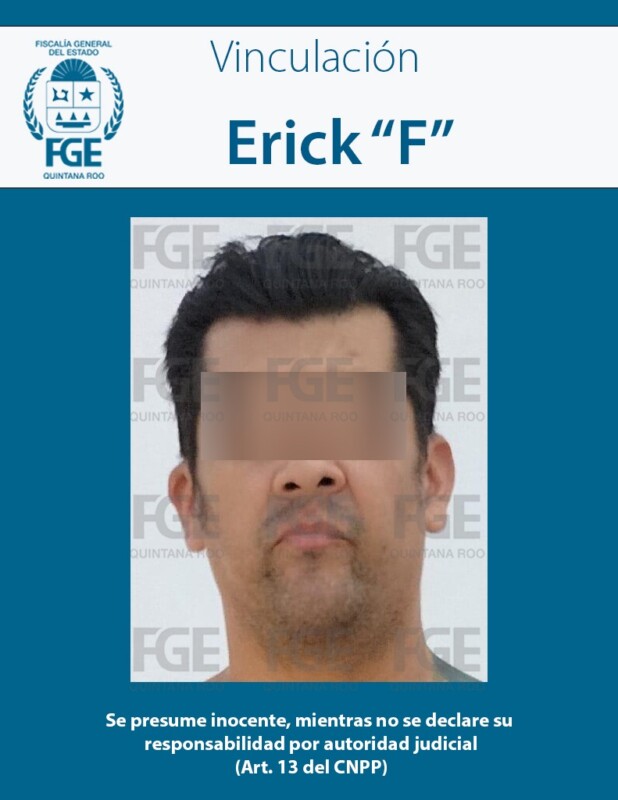 Vinculan a proceso a presunto violador de una adolescente en Cancún; Erick “F” quedó a disposición del juez de control tras ser aprehendido.
