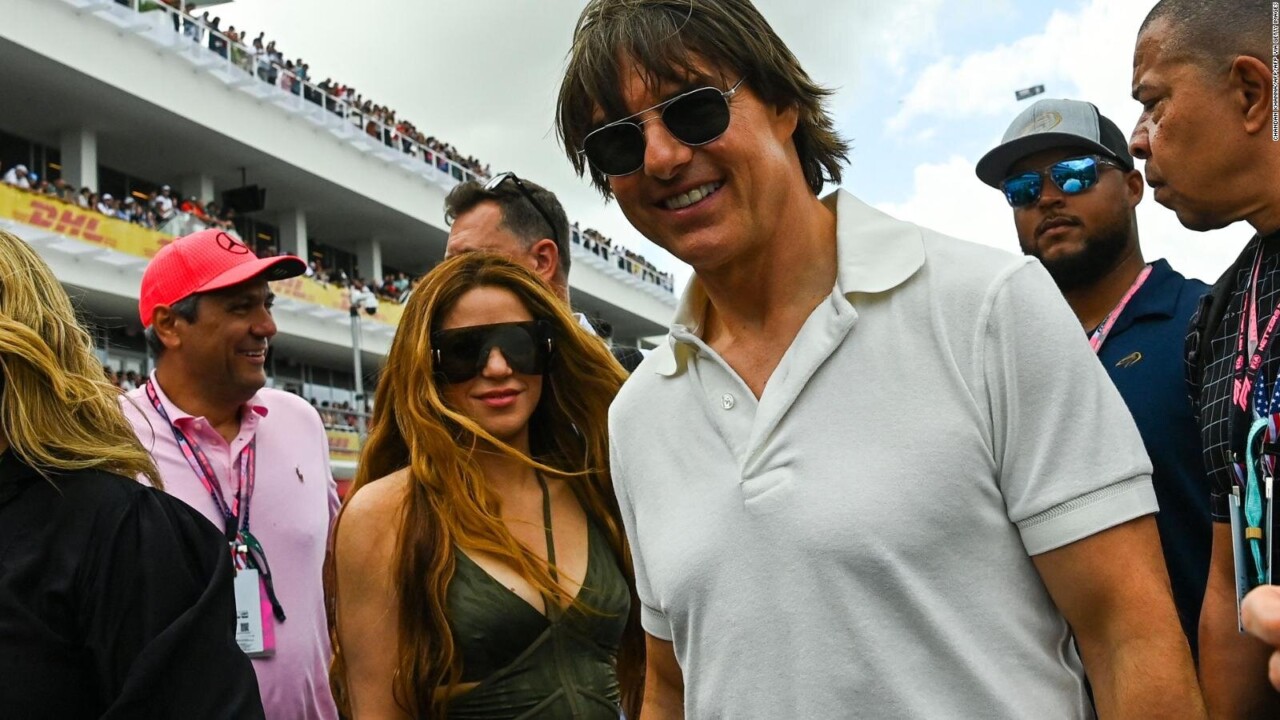 ¿Y Tom Cruise? Captan nuevamente juntos a Shakira y Lewis Hamilton