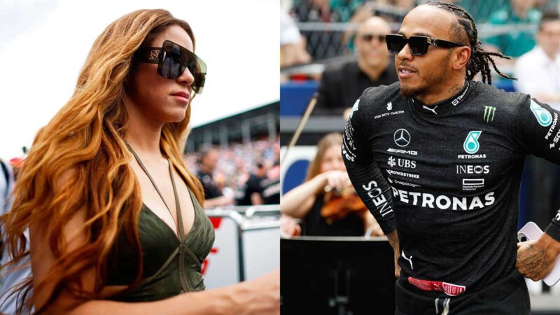 ¿Y Tom Cruise? Captan nuevamente juntos a Shakira y Lewis Hamilton