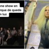 Yuri amenaza con irse en pleno concierto por falta de luz
