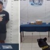 Detienen a sujeto con droga en Villamar de Playa del Carmen.