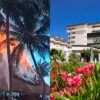 Se incendia palapa del hotel Casa Maya en Cancún