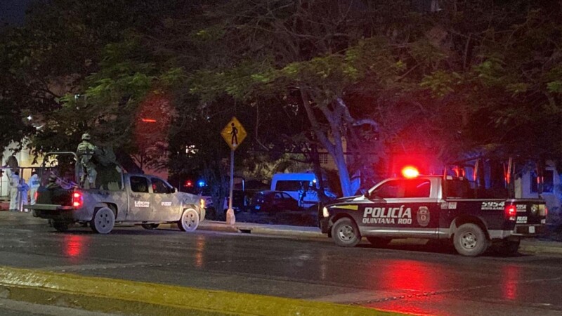 Abandonan tres cabezas humanas frente a Guarnición Militar de Cancún