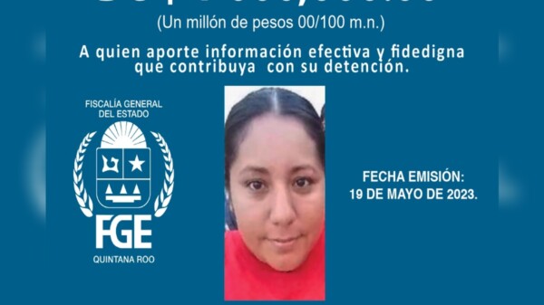Ofrece FGE 1 mdp de recompensa por mujer implicada en el caso Fernanda Cayetana