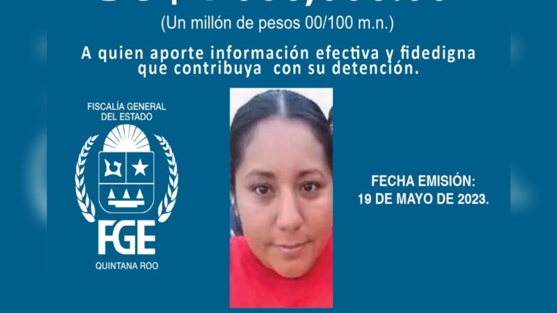 Ofrece FGE 1 mdp de recompensa por mujer implicada en el caso Fernanda Cayetana