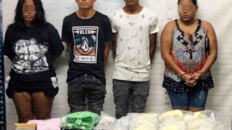 Playa del Carmen: Caen seis narcomenudistas con 126 dosis de enervantes