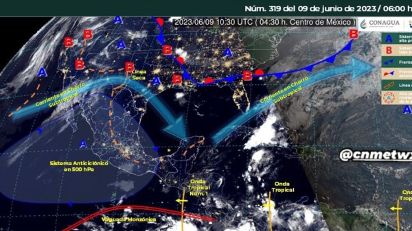 Pronóstico del clima para hoy viernes 9 de junio 2023 en Quintana Roo
