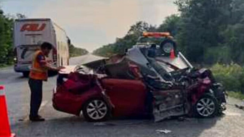 Fallece sacerdote en un accidente automovilístico en Felipe Carrillo Puerto.