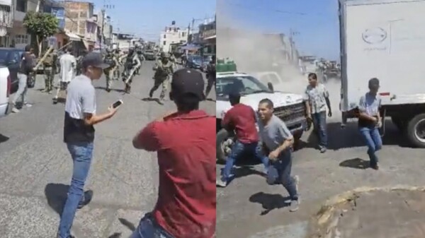 Ciudadanos realizan bloqueos en Michoacan, ejército los disuelve a balazos