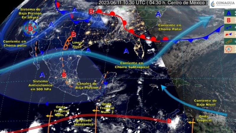 Pronóstico del clima para hoy domingo 11 de junio 2023 en Quintana Roo