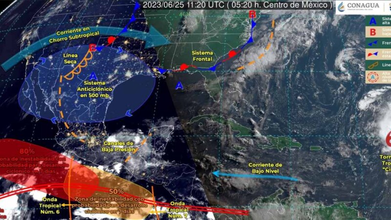 Pronóstico del clima para hoy domingo 25 de junio 2023 en Quintana Roo