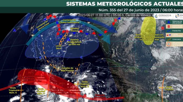 Pronóstico del clima para hoy martes 27 de junio 2023 en Quintana Roo