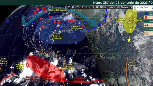 Pronóstico del clima para hoy jueves 28 de junio 2023 en Quintana Roo