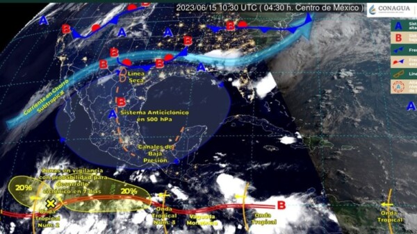Pronóstico del clima para hoy jueves 15 de junio 2023 en Quintana Roo