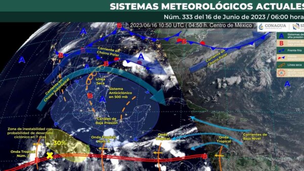 Pronóstico del clima para hoy viernes 16 de junio 2023 en Quintana Roo