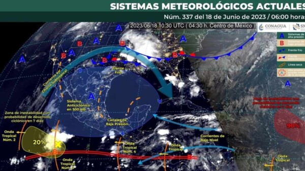 Pronóstico del clima para hoy domingo 18 de junio 2023 en Quintana Roo