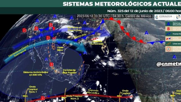 Pronóstico del clima para hoy lunes 12 de junio 2023 en Quintana Roo