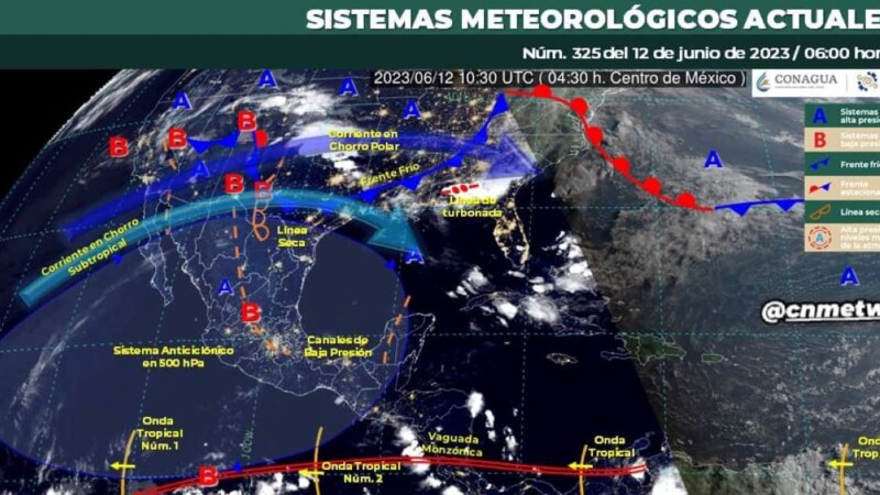 Pronóstico del clima para hoy lunes 12 de junio 2023 en Quintana Roo