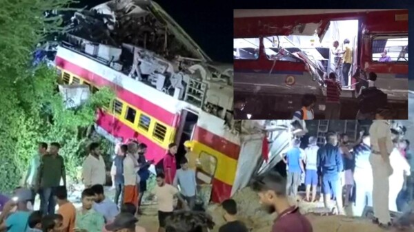 Chocan trenes en La India, hay mas de 200 muertos