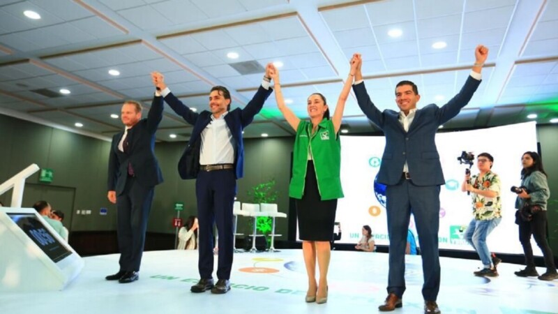 Respalda Partido Verde a Claudia Sheinbaum
