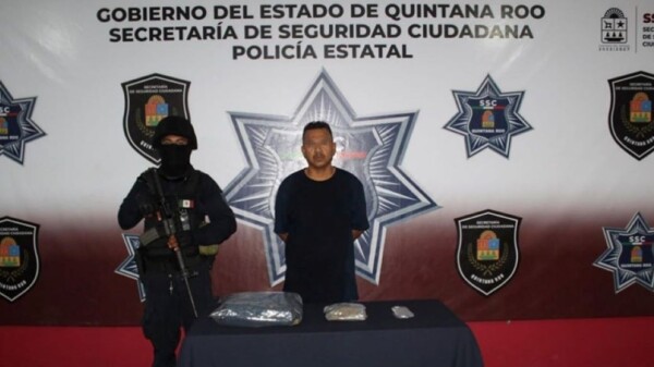 Detienen a un sujeto por delitos contra la salud en Cancún