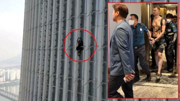 Escala el rascacielos más alto de Seúl y lo detiene la Policía