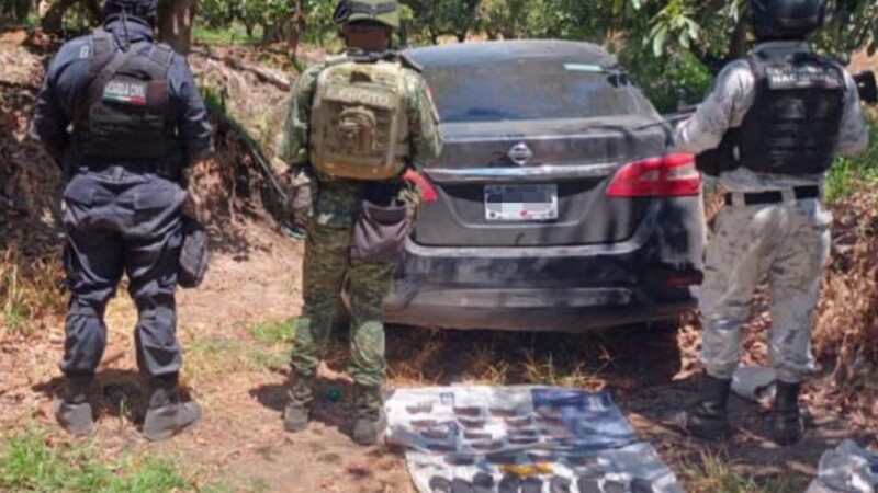 Decomisan armas y cartuchos en Michoacán