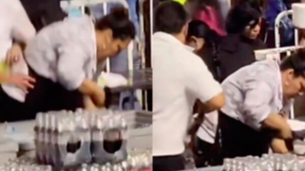 Denuncia vendedora de cerveza llenando vasos con sobrantes en el concierto del 'Buki'