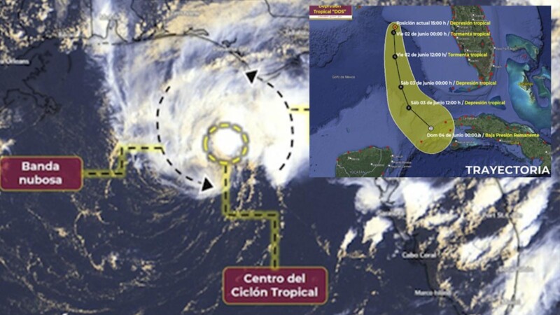 Se forma la primera Depresión Tropical de la temporada