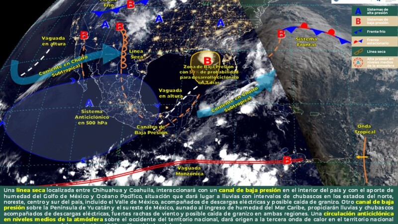Pronóstico del clima para hoy jueves 1 de junio 2023 en Quintana Roo