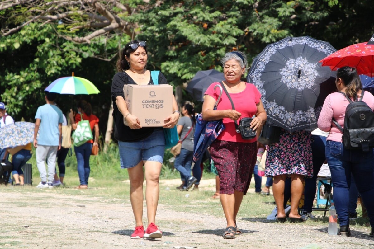 Inicia SEBIEN segunda entrega de paquetes alimentarios “Comemos Tod@s”