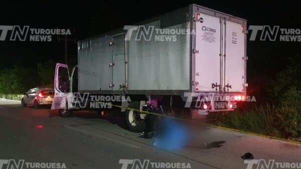 Fallece un motociclista tras chocar contra camión en la López Portillo.