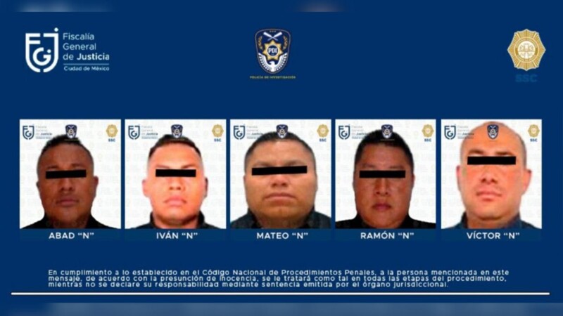 Por inculpar falsamente de homicidio a ciudadano, detienen a cinco policías en CDMX