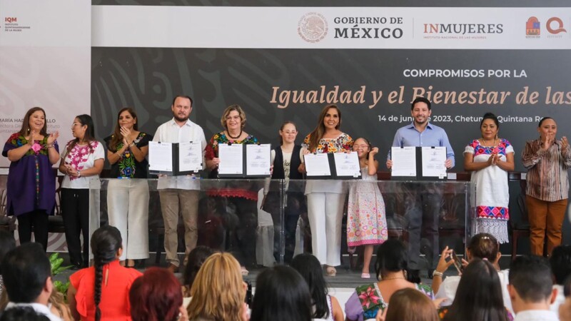 Quintana Roo firma el Acuerdo Nacional por la Igualdad y el Bienestar de las Mujeres
