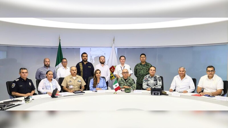 Mara Lezama se reúne con titulares de seguridad