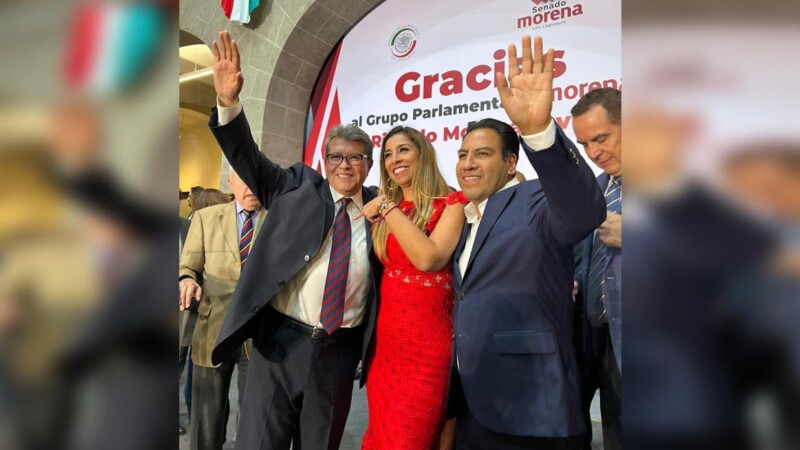 Marybel Villegas respalda en unidad la elección de Eduardo Ramírez como coordinador del grupo parlamentario de Morena en el Senado