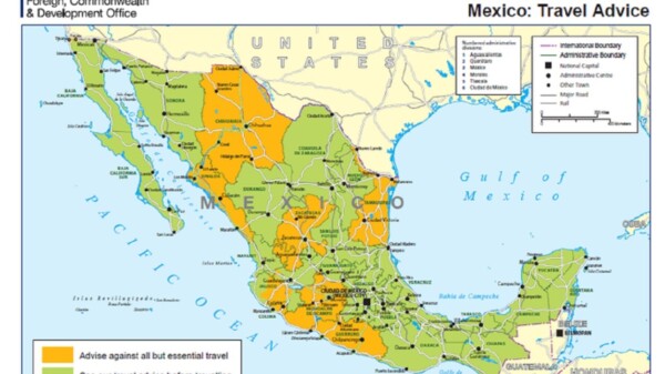 Pide GB a sus ciudadanos no viajar a 10 estados de México