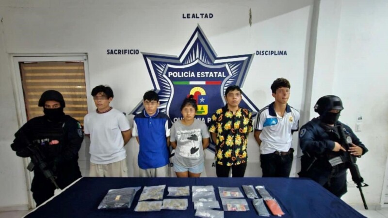 Atrapan una narcobanda que operaba en Tulum